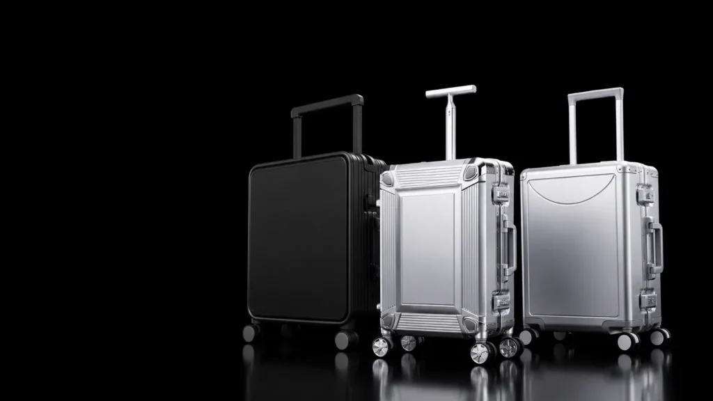 Custom metal luggage collection for OEM, ODM and private label manufacturing