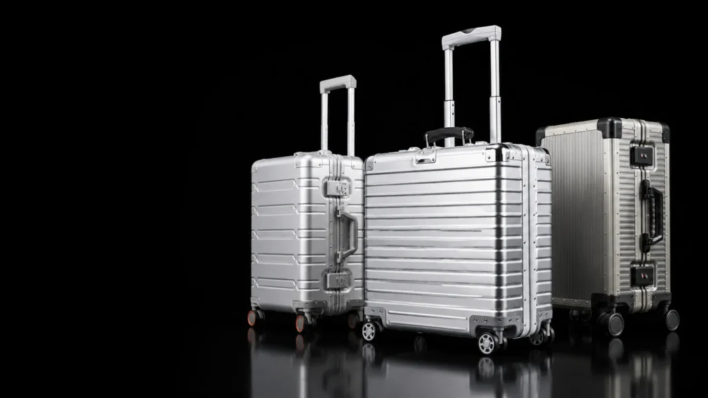 Premium aluminum, magnesium alloy and titanium luggage manufactured for global brands