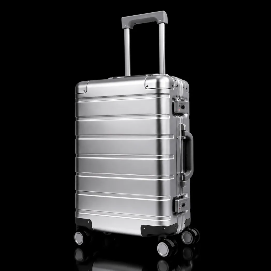 Ribbed Aluminum Carry On YCT-090