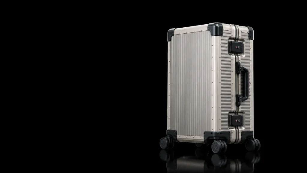 TT-001 titanium luggage for OEM and private-label manufacturing